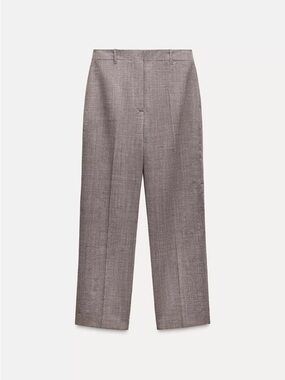Zara ZW Collection Women’s Brownish Gray Dress Trousers